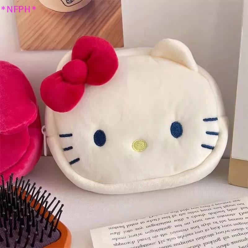 SANRIO Nfph>กระเป๋าสตางค์ลายการ์ตูนซานริโอ Melody Hello Kitty Pacha Dog กระเป๋าสตางค์พกพาน่ารัก ใหม่