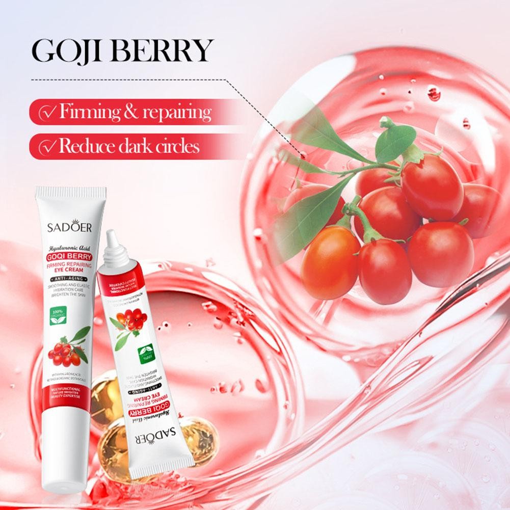 Sadoer Goji Berry Firming Repair Eye Cream ปรับปรุง Dryness Eye Cream