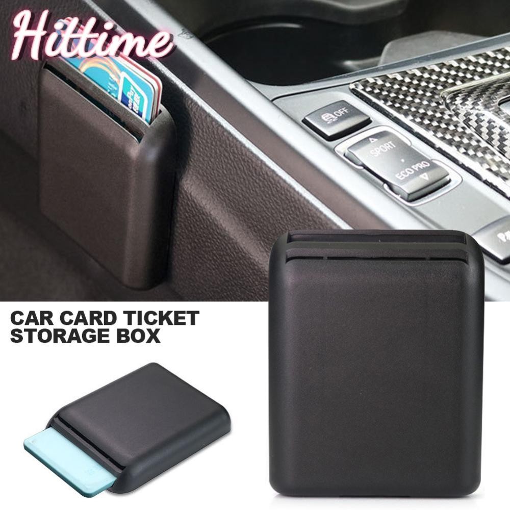 Hittime Universal มัลติฟังก์ชั่นภายในรถกล่องเก็บบัตรรถช่องใส่การ์ดรถ Organizer อุปกรณ์เสริม Auto Sea