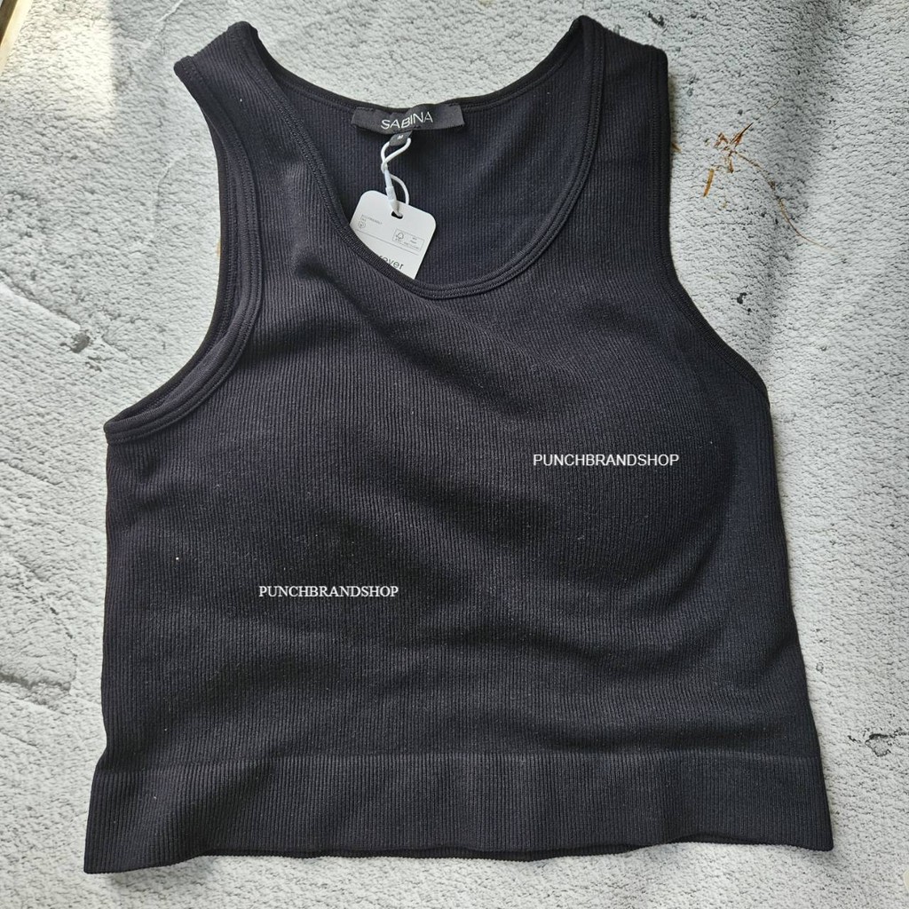 Sabina เสื้อกล้าม บราในตัว รหัส NOJ24015 NOJ24014 NOE25003 Wearever Bra Tops Loungewear รูปที่ 3