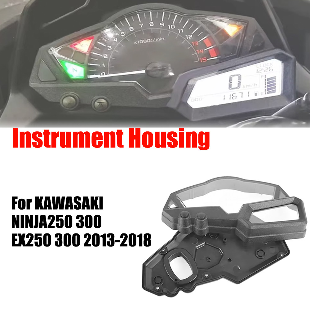 สําหรับ KAWASAKI EX300 EX250 NINJA 250 300 2013-2018 รถจักรยานยนต์ Speedometer นาฬิกาเครื่องมือกรณีตัวบ่งชี้ฝาครอบ