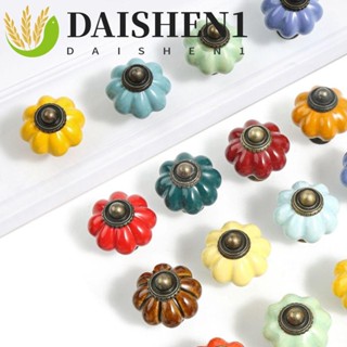 Daishen1 ที่จับฟักทองเซรามิก, ลูกบิดตู้กลมรูเดียว, ชุดมือจับ…