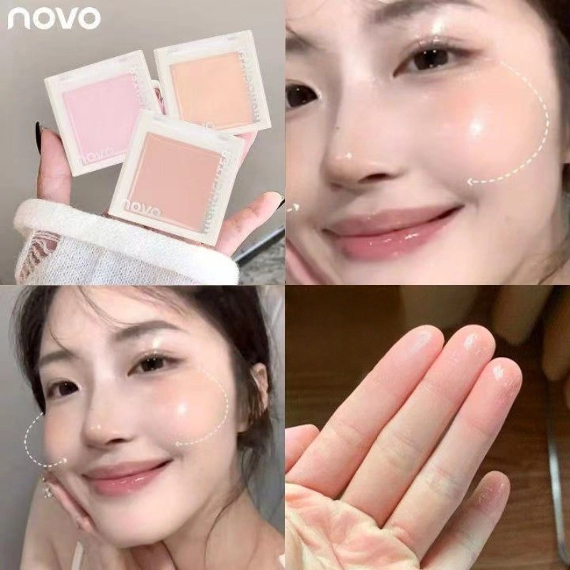 NOVO ครีมไฮไลท์ ครีมบํารุงผิวหน้า Natural Brightening Repairing ครีมกลอสอเนกประสงค์