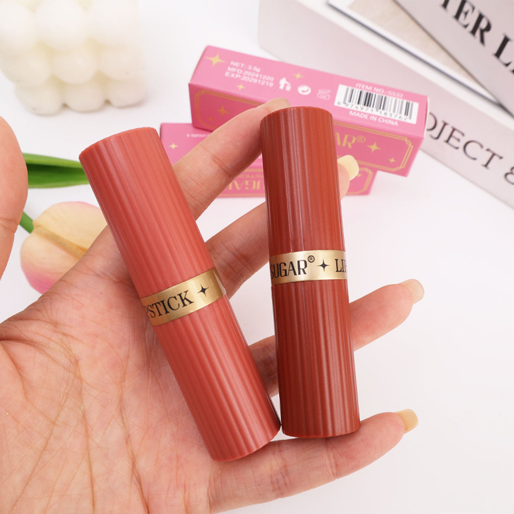 Punk Style Long-Lasting Waterproof Sexy Red Lipstick – Non Fade Pearlescent Shimmery Sparkling Lipstick Beauty Makeup ราคา ถูกที่สุด ดีลบีเคเค แกลเลอรีภาพที่ 7