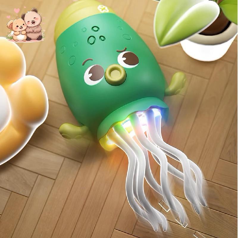 Dorugage Dancing Octopus Toy Auto-Avoid Crawling Musical Octopus
