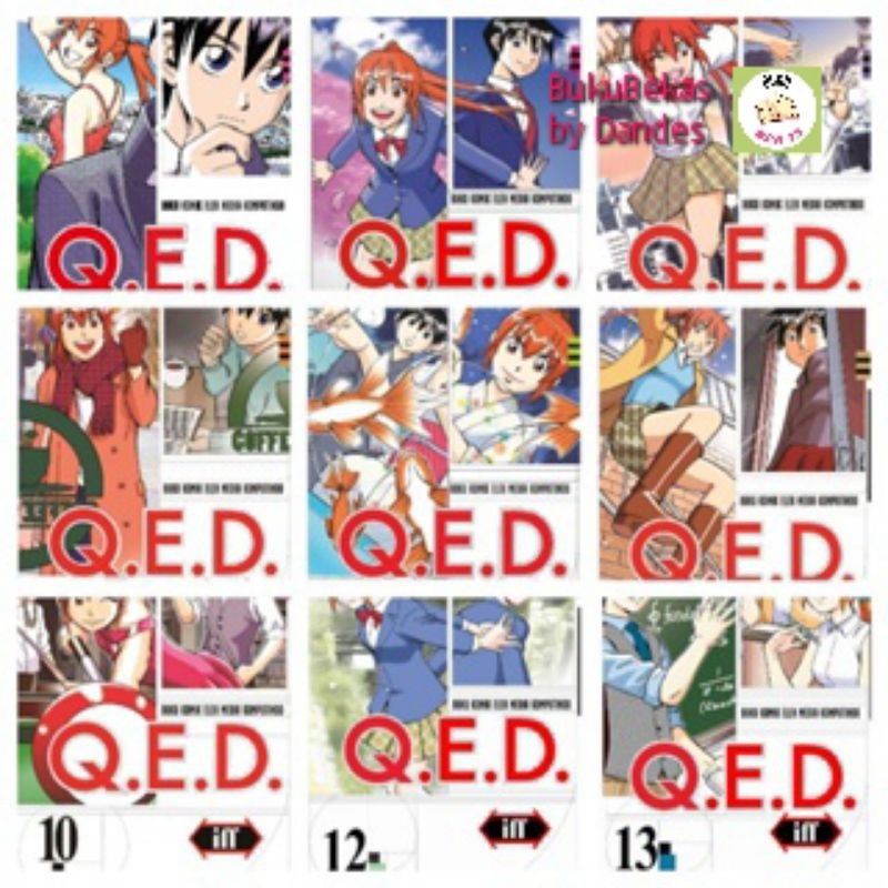Qed Quad Erat Demonstrum _ โดย Motohiro Katou (Elex Media) Used Manga Comics Preloved Cabut Qed