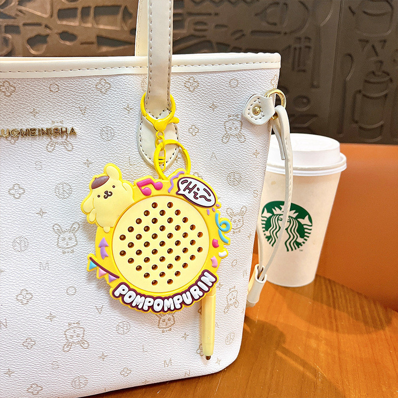 Creative Sanrio Magnetic Steel Ball กระดานวาดภาพพวงกุญแจการ์ตูนของเล่นสนุกจี้ของขวัญขนาดเล็ก - รูปที่ 2