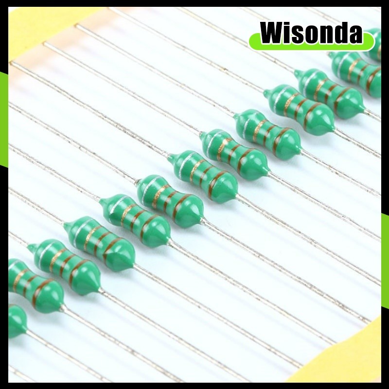 50 ชิ้น 0410 สีแหวน Inductors 16 ค่า 470uh 471k Axial RF Choke Coil 1/2W เหนี่ยวนํา DIP 1/6.8/10/22/