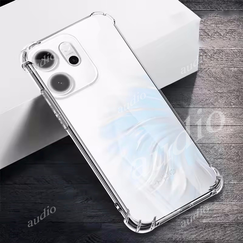 OPPO Reno14 F 5G กันกระแทกสี่มุม Anti-Falling Soft TPU สําหรับ Oppo Reno 14F 5G ซิลิโคนนุ่มโปร่งใส Protector โทรศัพท์ปกหลังสําหรับ OPPO Reno14F OppoReno14 F 5G Coque