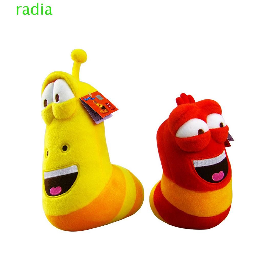 Radiantzap ตุ๊กตาตุ๊กตาคริสต์มาสน่ารักการ์ตูนเด็กเกาหลีแฟชั่นสีแดง/สีเหลืองสาวแมลง Slug