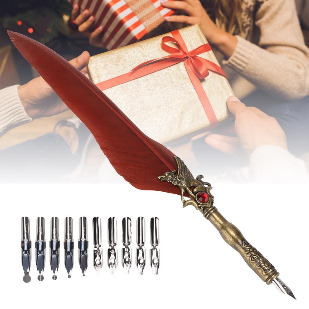 Quill Dip Pen ดินสอขนนกสําหรับธุรกิจทุกวัน