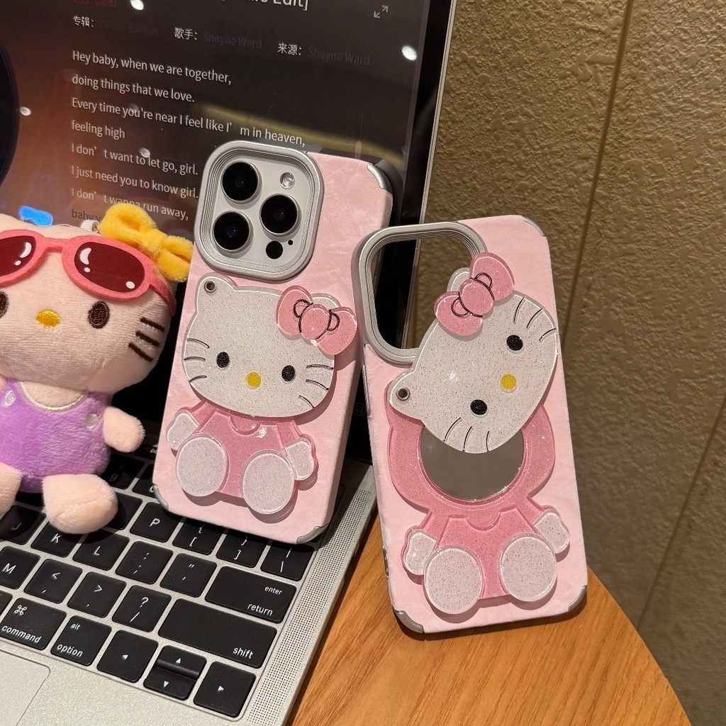 Snow Mountain flannel Mirror เหมาะสำหรับ iPhone 16เคสโทรศัพท์ Apple 15PROMAX ใหม่14pro ผู้หญิง13เคสป้องกัน
