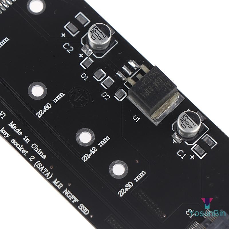 Yosunbin] 2.5 การ์ดอะแดปเตอร์แปลง SATA 3 ถึง B+M SATA M.2 NGFF SSD ใหม่