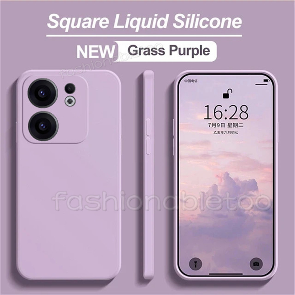 ซิลิโคนเหลวเคสโทรศัพท์สําหรับoppo Reno 13 F pro 13F 13pro 1 3 Reno13 F Reno13F Reno13 pro Reno13proปลอกกล้องเลนส์ป้องกันกันกระแทกปกหลัง - รูปที่ 3