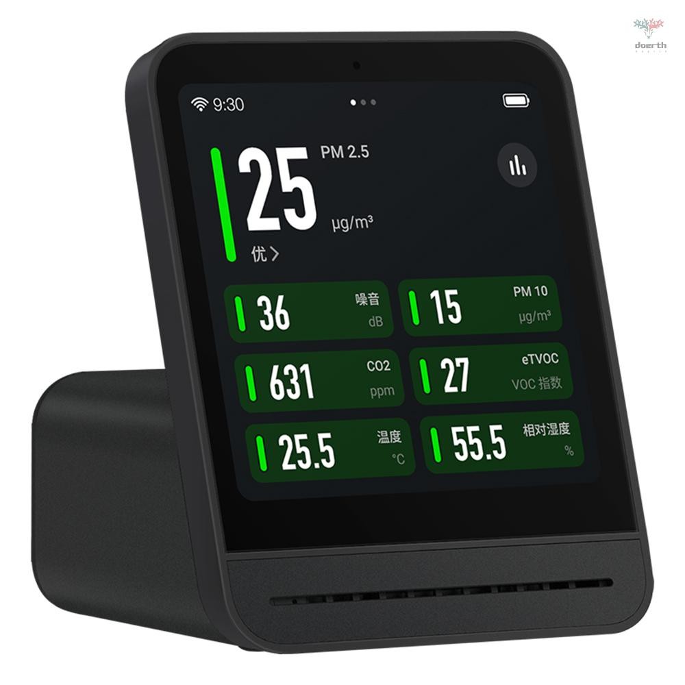 Qingping Air Monitor 2 ครอบคลุม Smart Home Gadget APP Wi-Fi 7 ชิ้นการตรวจจับอุณหภูมิและความชื้นในร่ม