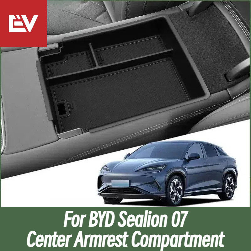 สําหรับ BYD Sealion 7 EV ที่วางแขนกล่อง ABS Texture ที่วางแก้วนุ่ม