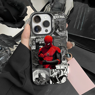 🔥COD🔥เคสสำหรับ iphone 11 13 12 14 15 Pro MAX 14 15 7 8 Plus X XR XSMAX เคสโทรศัพท์ซิลิโคน มาเวล สุดหล่อและหรูหรา