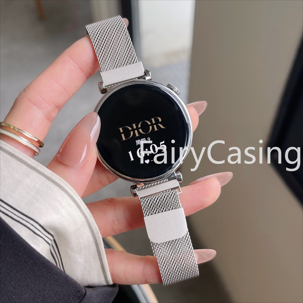 SAMSUNG 18มม.20มม.22มม.สายนาฬิกาโลหะสําหรับ ซัมซุง นาฬิกา7 เฟ 6คลาสสิก5 4 3 40มม.44มม.แม่เหล็กหัวเข็มขัดสแตนเลสสายนาฬิกา