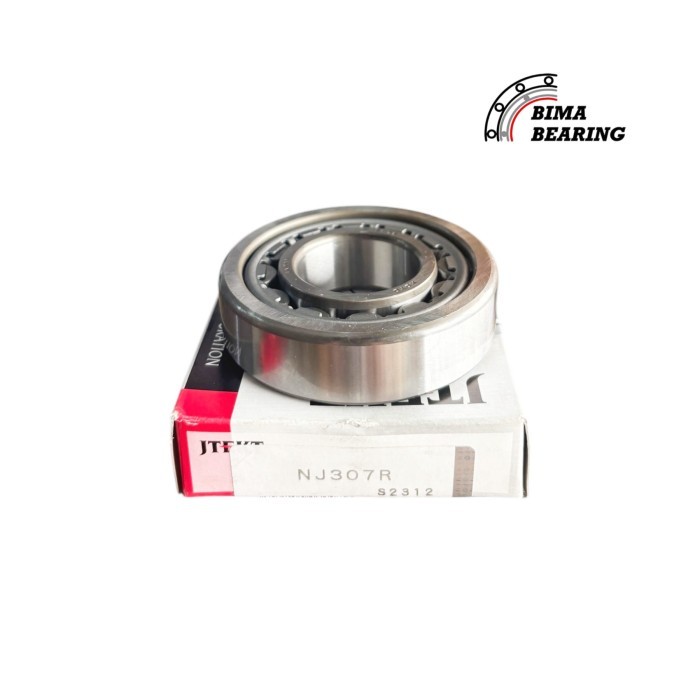 แบริ่งทรงกระบอก Nj307R Koyo JAPAN Taper Laher Mesin Nj 307R Nj 307 35X80X21 ORI