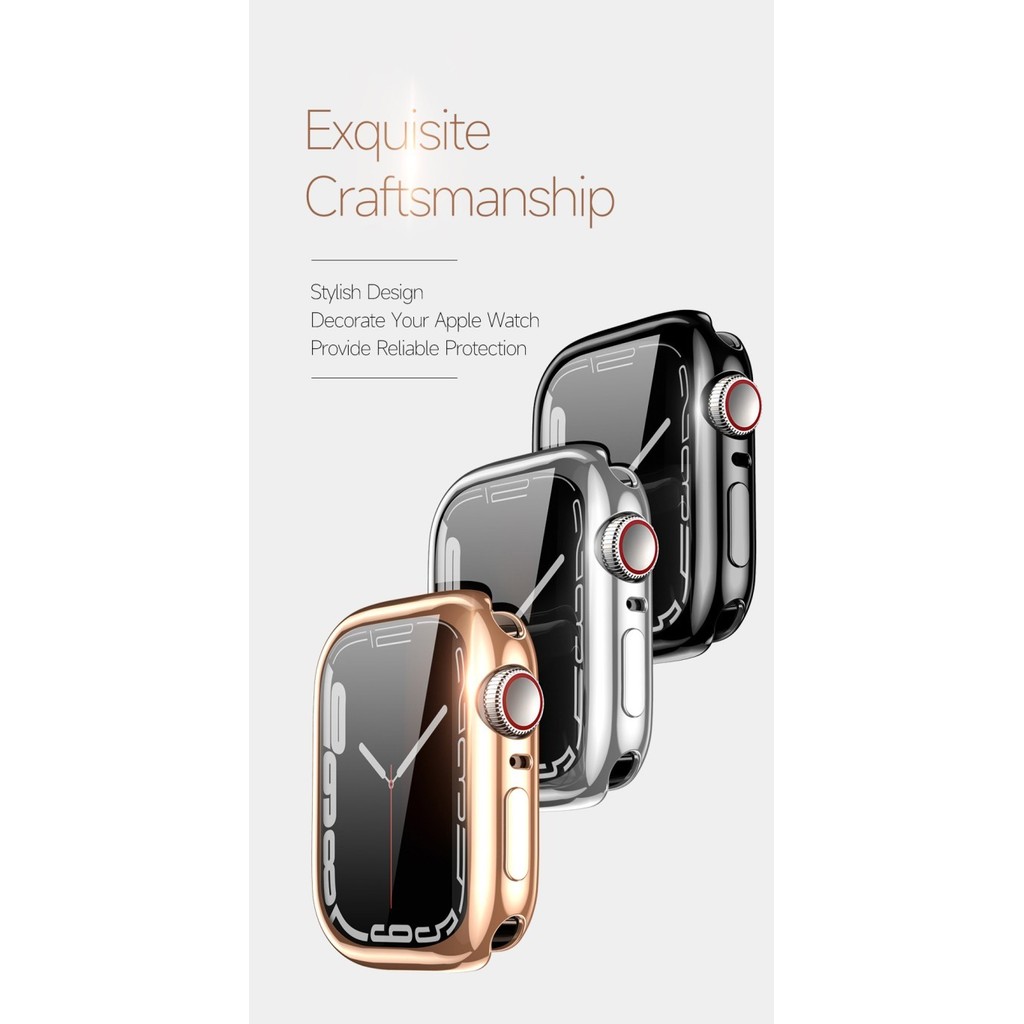 Dux Ducis Samo TPU Case Apple Watch Series 40mm Apple Watch 44mm - สีดํา, 40mm