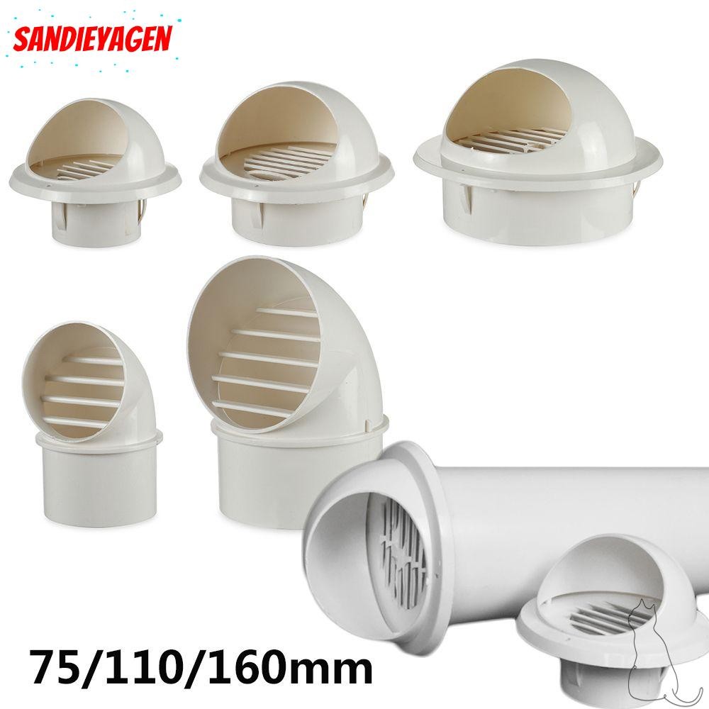 Sandieyean ผนังภายนอก Air Vent ทนทาน Anti-bird และหนูป้องกัน Pest Vent Outlet Cover
