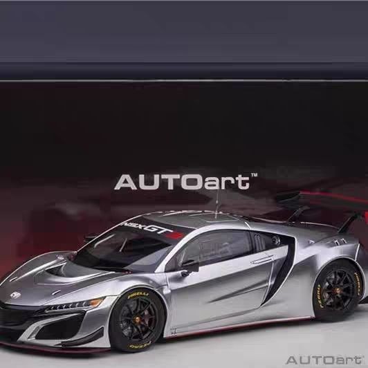 Autoart AUTOart Otto 1: 18 Honda NSX GT3 2018 รถจําลองรุ่นรถเต่าวัสดุ ABS