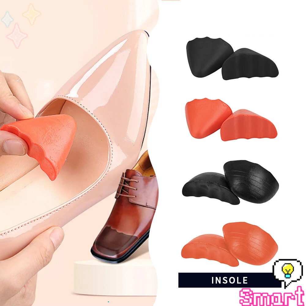 SMART【มีสินค้าในสต๊อก】 ฟองน้ำเสริมปลายเท้า แก้รองเท้าหลวม กันกัด (1แพ็ค มี 2ชิ้น) PUไม่ยุบ Women insoles