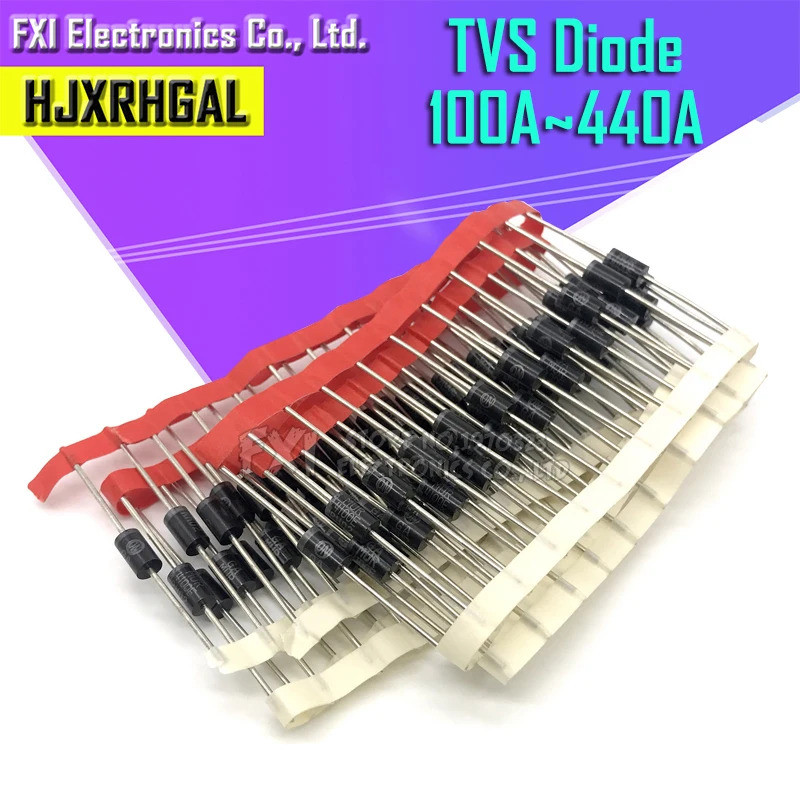 20 ชิ้น P6KE100A 100A P6KE150A 150A P6KE160A 160A P6KE180A 180A P6KE200A 200A P6KE220A 220A P6KE250A