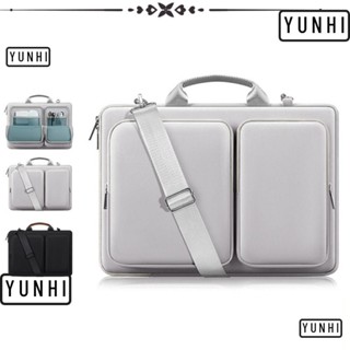 YUNHI กระเป๋าสะพายแล็ปท็อป, 14 15 นิ้วกระเป๋าถือคอมพิวเตอร์โ…