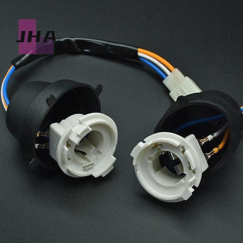 [JHA] ใหม่ BA20D ไฟหน้ารถมอเตอร์ไซด์ซ็อกเก็ตโคมไฟหลอดไฟเชื่อมต่อฐานอะแดปเตอร์ Fit สําหรับ REX 400 450 500 ใหม่