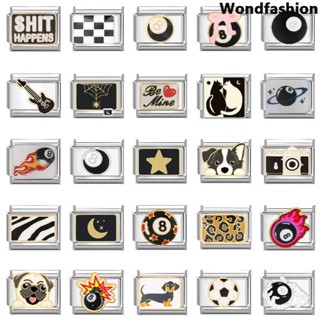 สร้อยข้อมือสแตนเลสสีดำ ขนาด 9 มิลลิเมตร สไตล์อิตาลี สำหรับทำ…