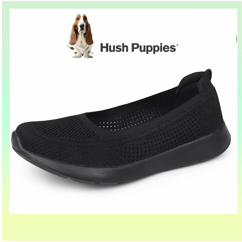 HUSH PUPPIES Hush Puppys รองเท้าผู้หญิงรองเท้าแบนผู้หญิงเกาหลี Hush Puppy รองเท้าผู้หญิงกีฬารองเท้าผ