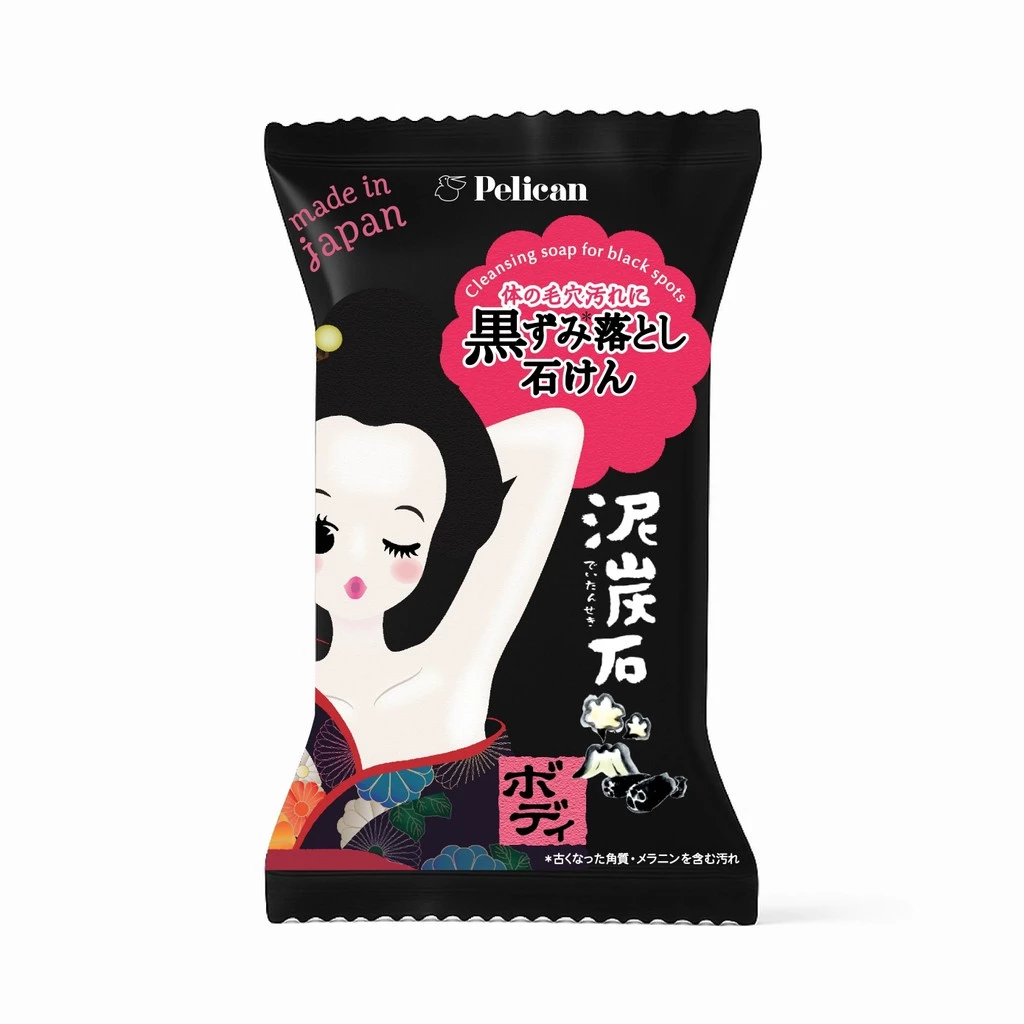 DEITANSEKI BODY SCRUB SOAP 50 g / สบู่ทำความสะอาดผิวกาย บริเวณใต้วงแขน ข้อศอก และหัวเข่า