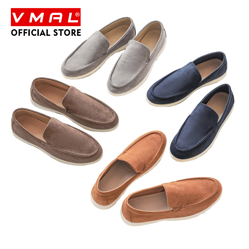 วีมัล 39-45 รองเท้าโลฟเฟอร์ผ้าใบกันลื่นแบบลําลองสําหรับบุรุษฤดูใบไม้ผลิและฤดูร้อนแฟชั่นลําลองทนต่อการสึกหรอ