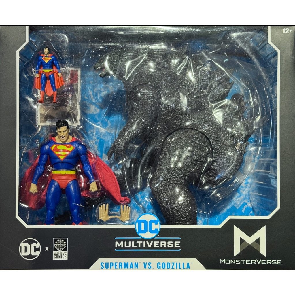 [คลังสินค้าพร้อม] mcfarlane mcfarlane Superman vs Godzilla King Kong Action Figure ของเล่น