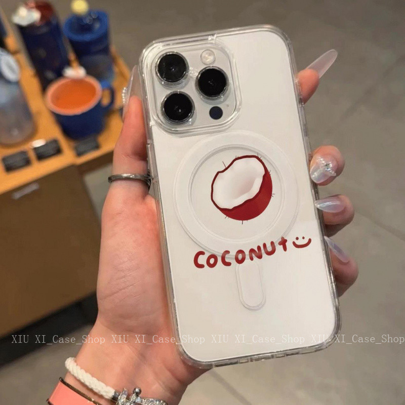 📑เข้ากันได้สำหรับ iPhone 16PROMAX เปลือกดูดแม่เหล็ เคสไอโฟน 16pro 13 14plus 15 PRO max 12 13pro 14pr