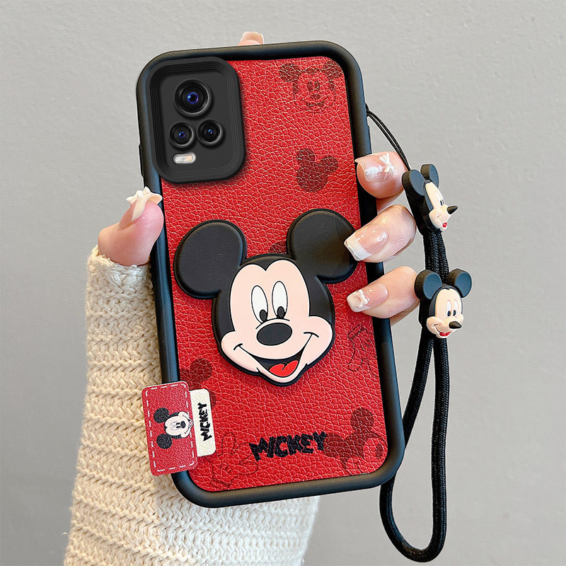 เคส VIVO V20 PRO หนังน่ารักอะนิเมะซิลิโคนนุ่มกรณีโทรศัพท์ - รูปที่ 2