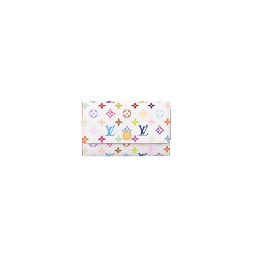 Louis Vuitton x Takashi Murakami 6 Key Holder Monogram Multicolor Unused