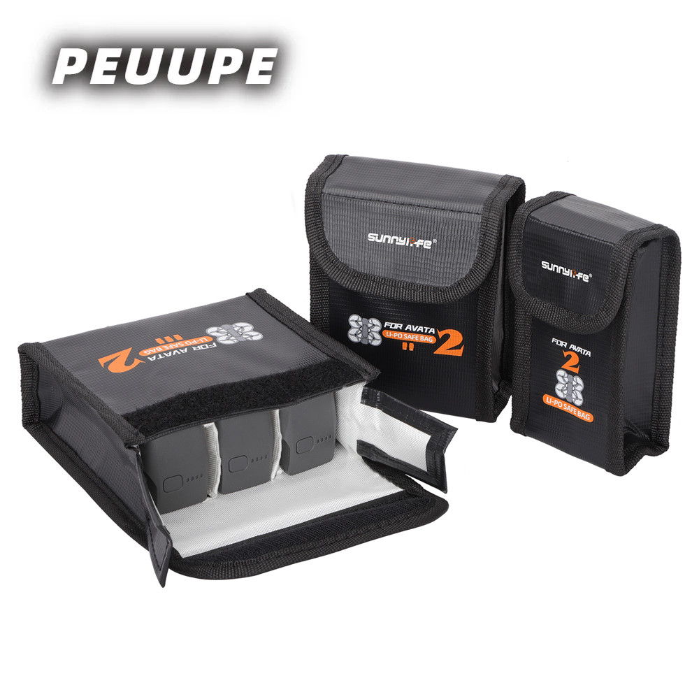 แบตเตอรี่ป้องกันการระเบิดสําหรับ DJI Avata 2 แบตเตอรี่ลิเธียมถุงเก็บความปลอดภัย Avata 2 อุปกรณ์เสริมโดรนกล่อง