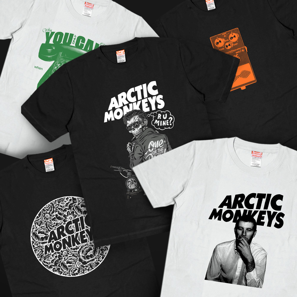 💯เสื้อยืด🤗 Arctic Monkeys V4 - เสื้อยืดวง Arctic Monkeys - ท็อปส์ซูระดับพรีเมียม Makebadjoe S-5XL