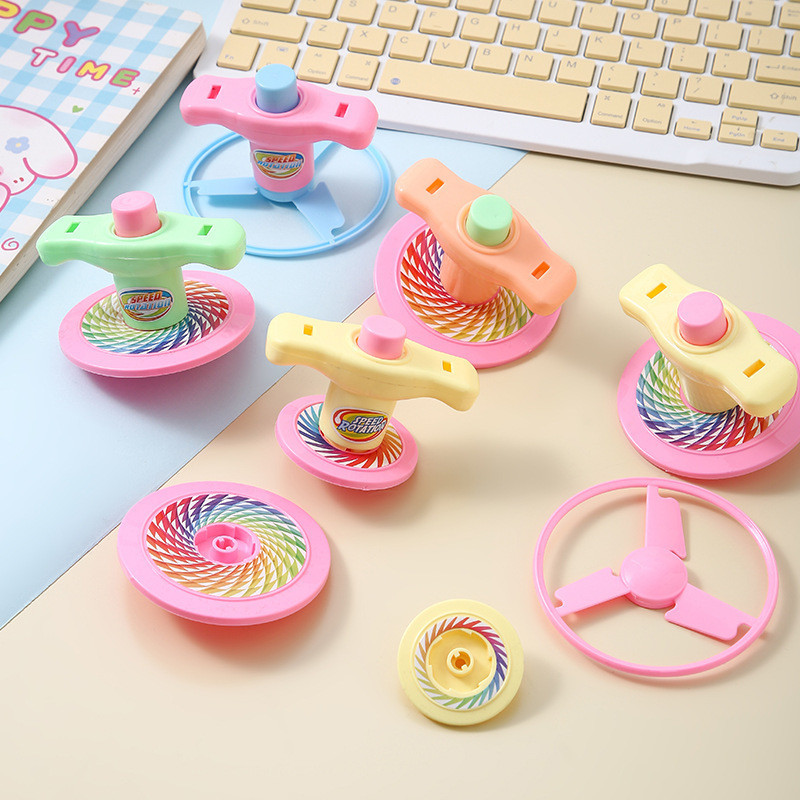 ชุดจานร่อน UFO ของเล่นด้านบน Flying Fairy เด็กของเล่นบินกลางแจ้ง