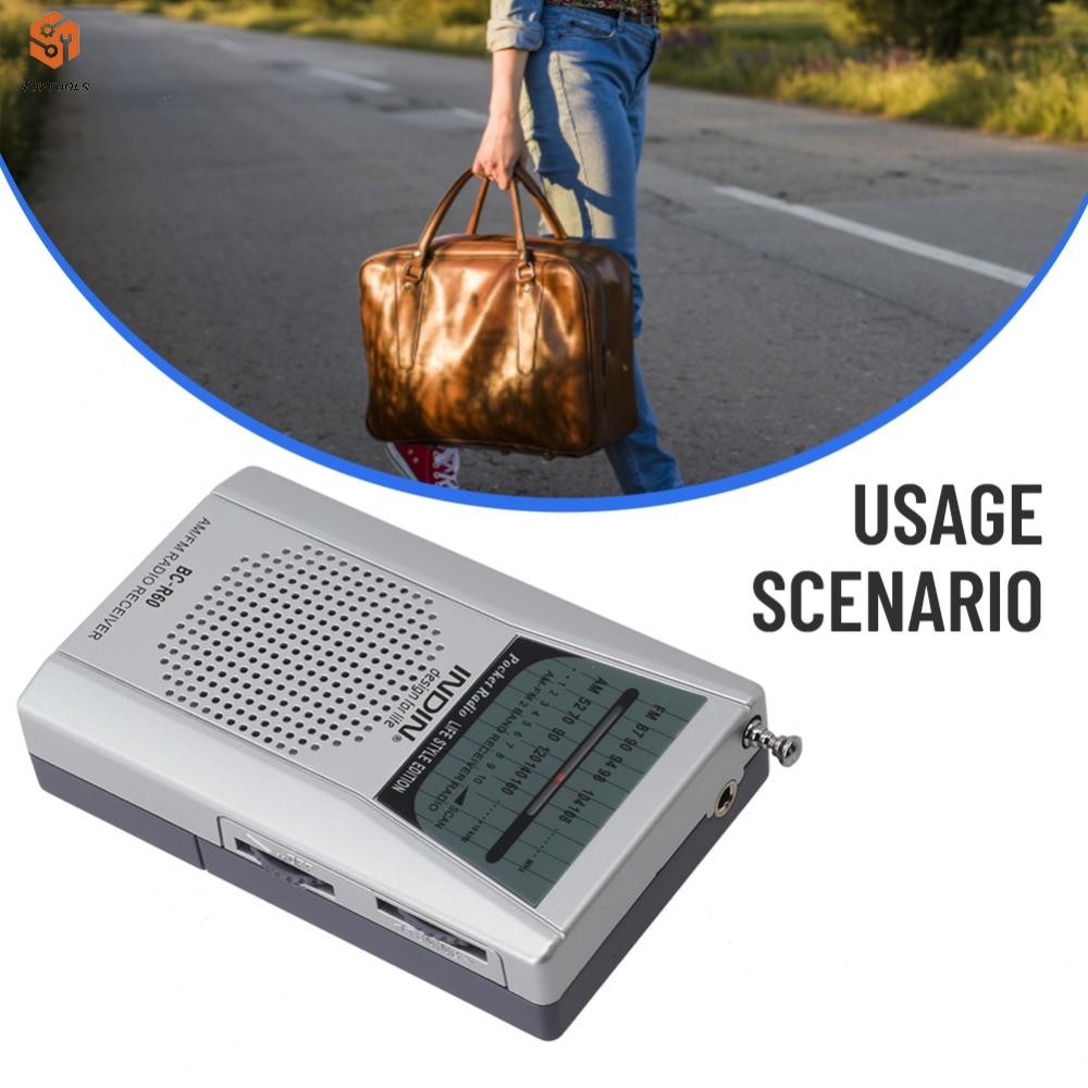 Spirit-box Manual Tune BC-R60 FM AM วิทยุ Paranormal-อุปกรณ์ 95 มม.* 58 มม.* 20 มม.