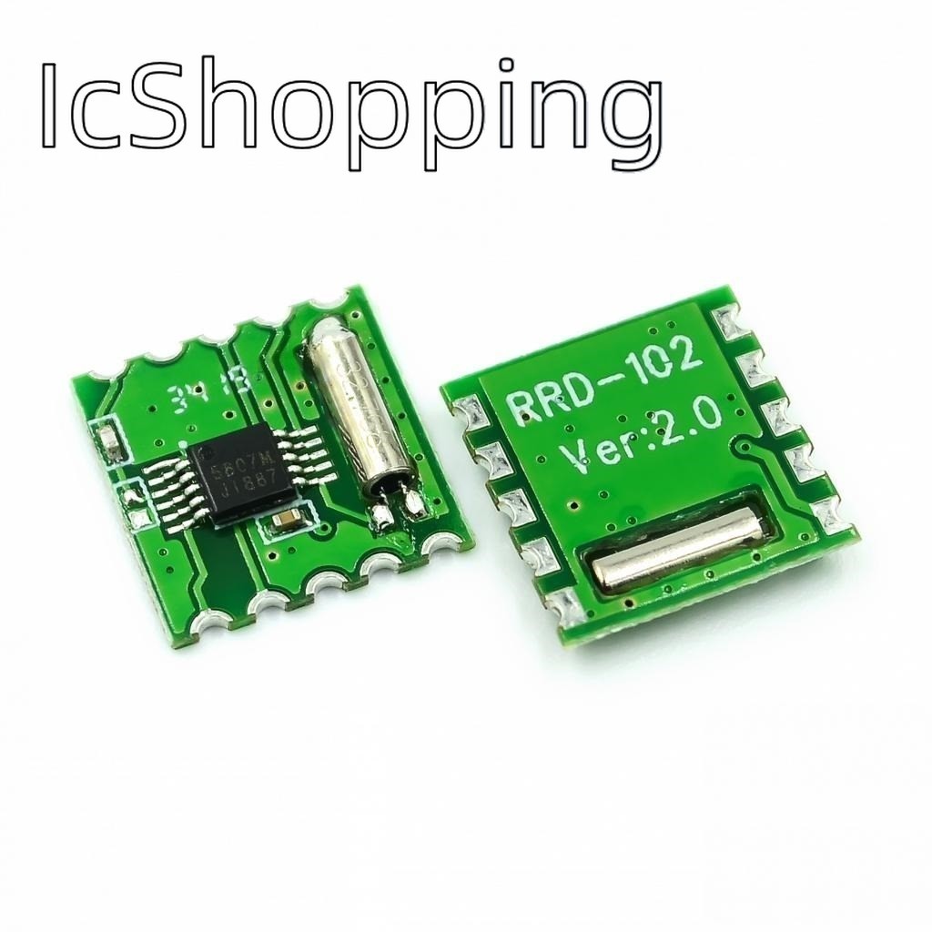 โมดูลวิทยุสเตอริโอ FM RDA5807M โมดูลไร้สายสําหรับ Arduino RRD-102V2.0