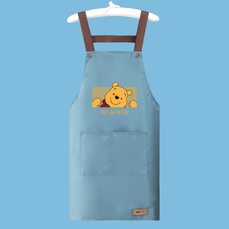 พร้อมส่ง ผ้ากันเปื้อน PVC กันน้ํามัน กันน้ํา ผ้าระบายสวมสบายไม่ร้อน เหมาะกับใส่ทํางาน ห้องครัว - รูปที่ 7