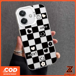 สําหรับOPPO Reno16F 16Pro 15F 15ProMax 14F 14Pro 13F 13Pro 12F 12Pro 11F 11Pro 10Pro 8T 8Z 7Z 6Z Lattice smile HeartกันกระแทกTPUมือถือโพธิ์