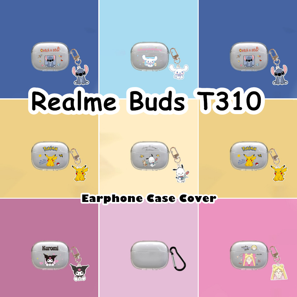 【Case Home】นําไปใช้กับ Realme Buds T310 เคส Case เคสหูฟัง การ์ตูนแฟชั่น ซิลิโคนนุ่ม เคส เคสหูฟัง