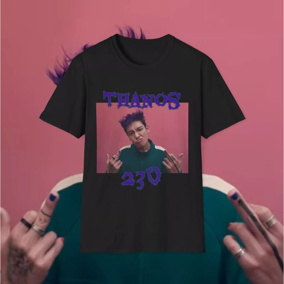 เสื้อยืด Squid Games Thanos เสื้อผู้เล่น 230 เสื้อยืด unisex ท็อปสไตล์นุ่ม ป๊อป-