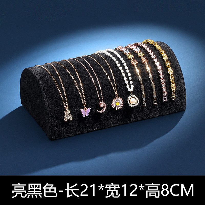 หมอนสักหลาดยืนแสดงเครื่องประดับสร้อยคอโซ่สร้อยข้อมือจี้ผู้ถือแสดงอุปกรณ์ประกอบฉาก ราคา ถูกที่สุด ดีลบีเคเค แกลเลอรีภาพที่ 9
