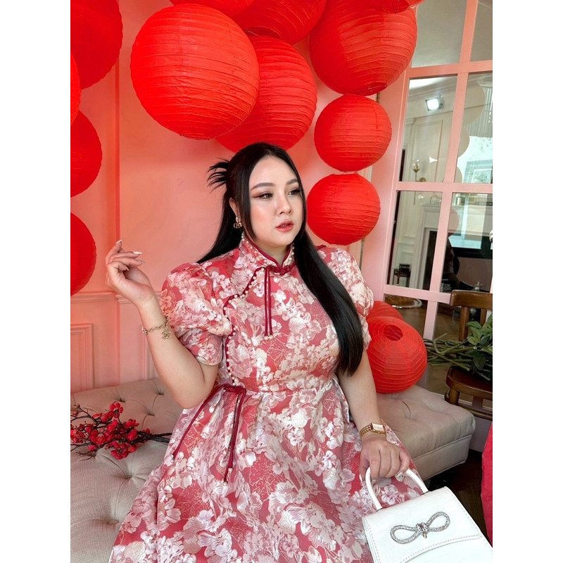 ชุดอาหมวย BBWshopเดรสกี่เพ้าจีน