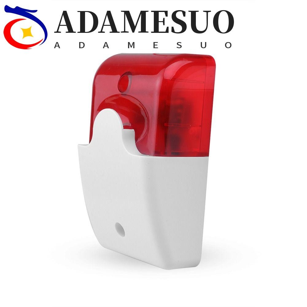 Adamesuo แบบมีสาย Strobe Siren, กระพริบไฟเสียงสัญญาณกันขโมย, Anti-theft Lndicator Light 120dB 12V /220V เสียงสายไซเรน Buzzer